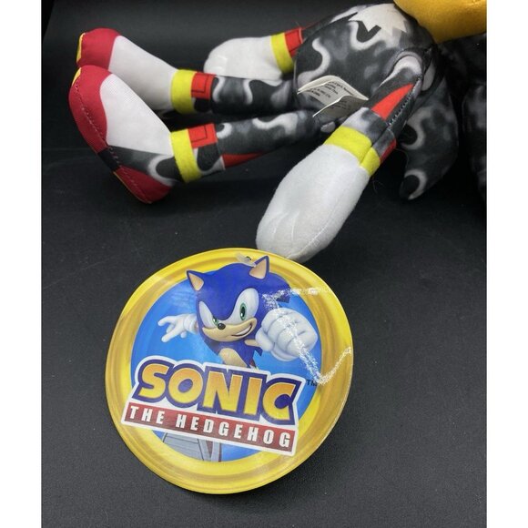 Toy Factory Sega Sonic The Hedgehog Shadow Plush 12" New 2023 - Picture 10 of 10